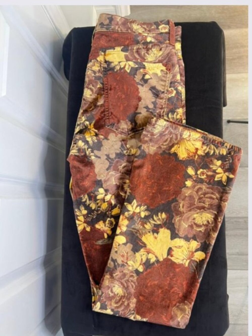 Agolde Nico Ultra High-Rise Velvet in Super Bloom Bootcut Jeans – Size 28 - NWOT - Picture 10 of 11